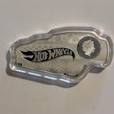 2024 Pamp 1oz Silver Hot Wheels Coin + Mystery Gft - additional view