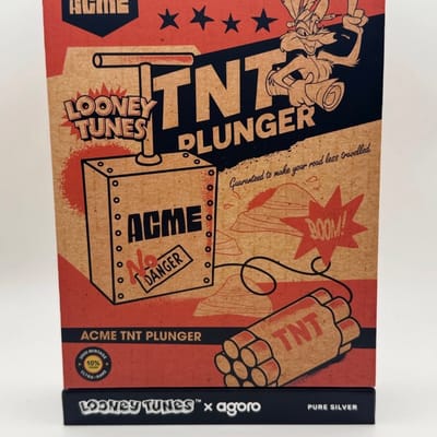 SEALED 2026 Loony Tunes ACME TNT Plunger 5g Silver
