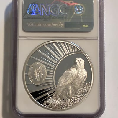 2023 Cook Islands $5 Silver Barn Owl Proof PF70 UC - additional view
