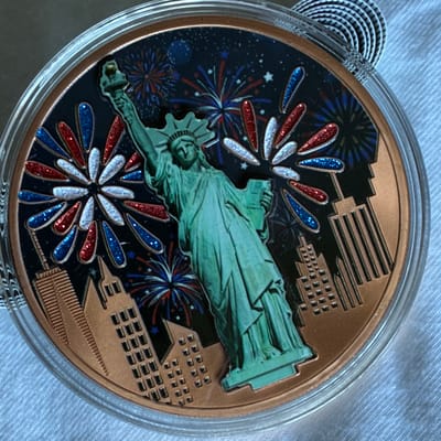 5oz Copper Round Independence Day 2025