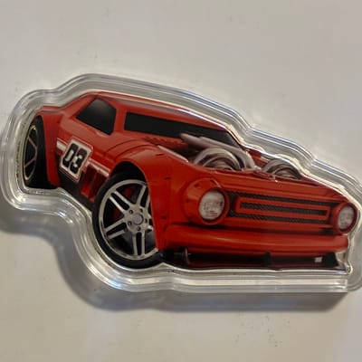 2024 Pamp 1oz Silver Hot Wheels Coin + Mystery Gft
