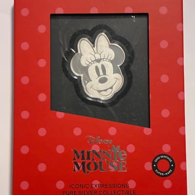 Agoro Minnie Mouse Iconic Expressions 1/2oz Silve