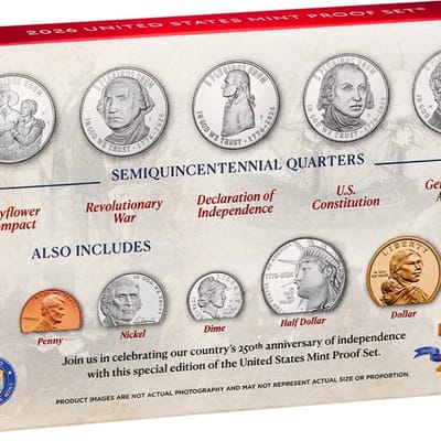 2026 Semiquincentennial Nation-founding PROOF SET  - additional view
