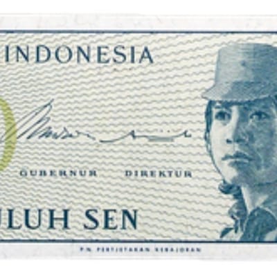 10- Sequential Indonesia 10 Sen 1964 Uncirculated - additional view
