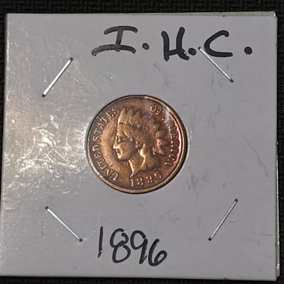 The 1896 Indian Head Cent EXCELLENT Condition 