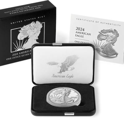 2024 American Eagle One Ounce Silver Proof Coin W