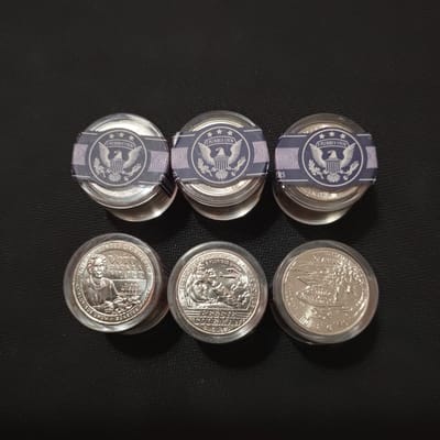 Lot of 6 Ballistic American Women Quarters Rolls