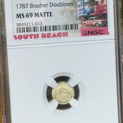Ascension 2026 G50C Gold 1787 Brasher Doubloon Mat