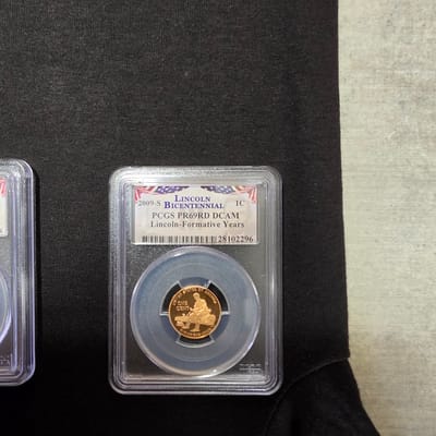 LINCOLN 2009-S BICENTENNIAL PCGS PR69RD DCAM 