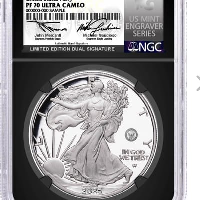 1776-2026 W $1 1 oz 250th Dual Signature Engraver 