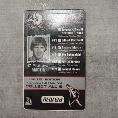 2000 Richard Martin Collector Coin and Card  - additional view