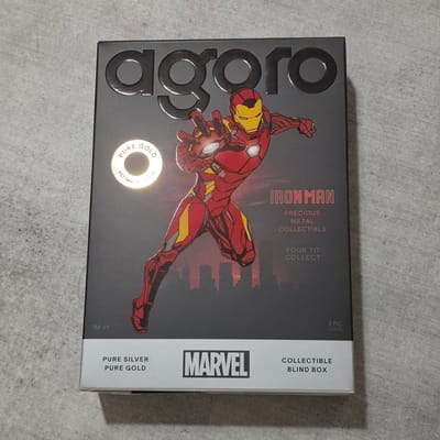 2026 Agoro Marvel Iron Man Tier 1 1/2 oz .999 Pure