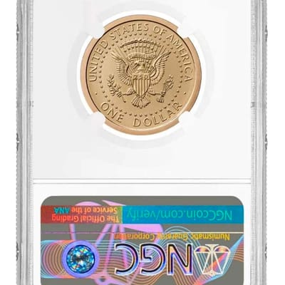 2026 $1 President Donald J. Trump NGC MS65 ER - additional view