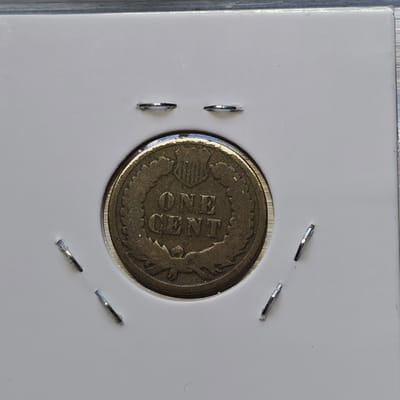 1881 Indian Head Cent F-VF  - additional view