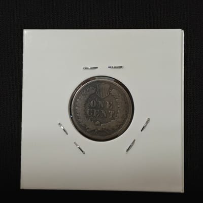 1875  Indian head  F-VF RARE COIN - additional view