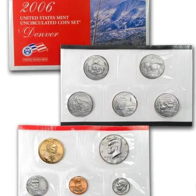 2006 United States Mint Uncirculated Coin Set  - additional view