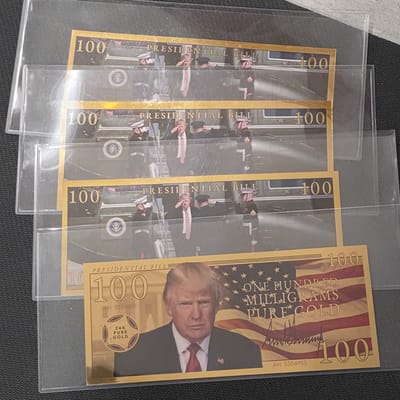 2025 Donald J. Trump 100 Milligram 24-Karat Gold  - additional view