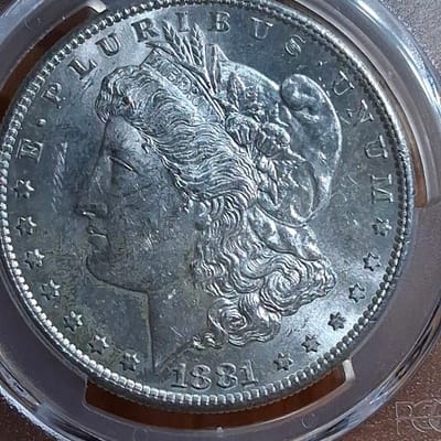 1881-S Morgan Silver Dollar PCGS MS62 - additional view