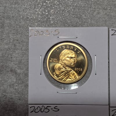 2003S, 4,5+6 1$ Sacagawea Proof Coin (4pc.Set)  - additional view