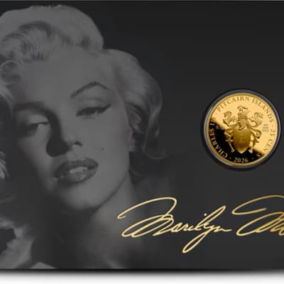 2026 1/2 Gram Pitcairn Islands Marilyn Monroe Gold