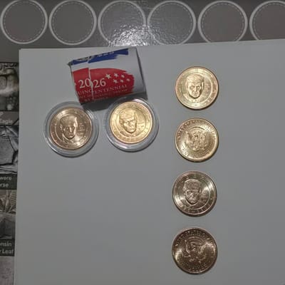 2026 Donald Trump $1 Dollar Coin~From a COIN ROLL
