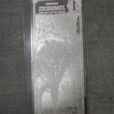 1 Zombucks World Necrowolf Silver Note (New) - additional view
