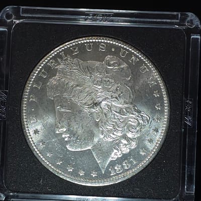 1881-0 Morgan Silver Dollar MS 