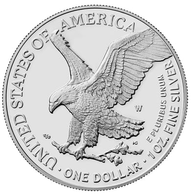 2024 American Eagle One Ounce Silver Proof Coin W - additional view