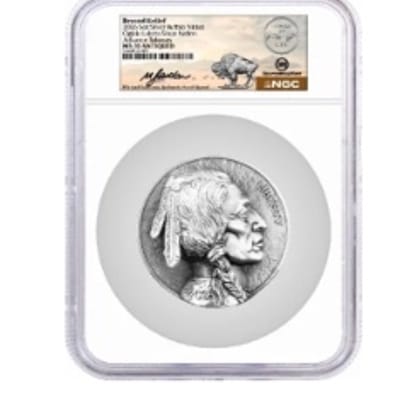 2026 5C 5 oz Buffalo Nickel Coming 2 Life NGC MS70