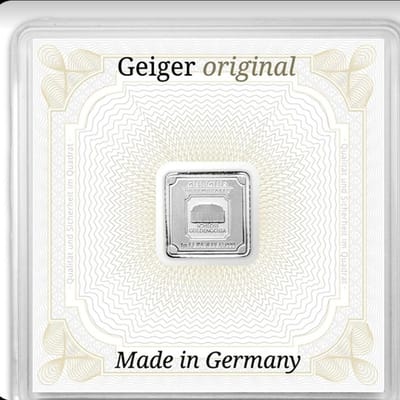 🪙 Geiger Edelmetalle 1-Gram Fine Silver Bar - additional view