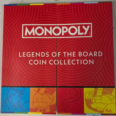 Monopoly Legends of the Board COIN SET 6x9  - additional view