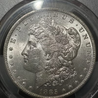 1885-0  $1  PCGS MS62 - additional view