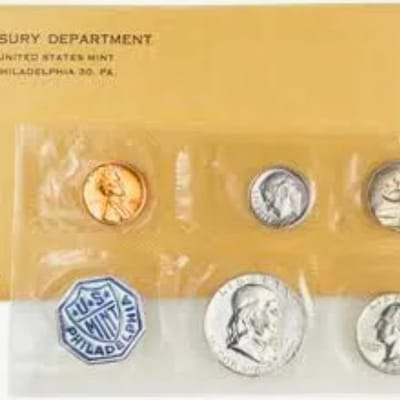 1956 PROOF SET * ORIGINAL * 5 Coin U.S. Mint 
