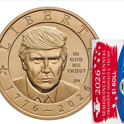 President Donald J. Trump 2026 $1 Coin Coming Soon