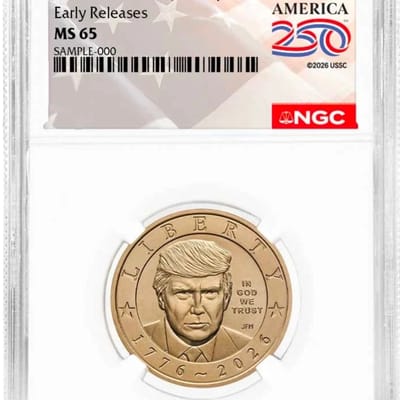 2026 $1 President Donald J. Trump NGC MS65 ER
