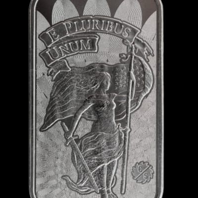 Unity & Liberty Symbol - 1 oz .999 Fine Silver Bar