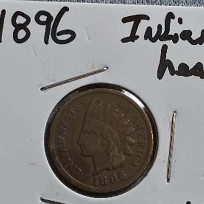 1896 Indian Head Cent TONER 