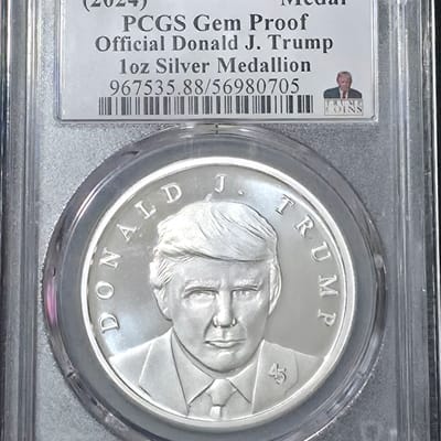 1 oz President Trump (PCGS Certified) GEM PROOF