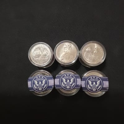Lot of 6 Ballistic American Women Quarters Rolls - additional view
