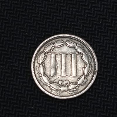 💢 1865 United States Three-Cent Nickel – Liberty  - additional view