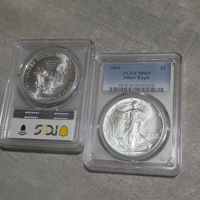 1994 Silver Eagle PCGS MS69 1$ - additional view