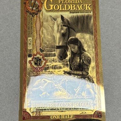 1/2 Goldback Florida 2025 (N-A)