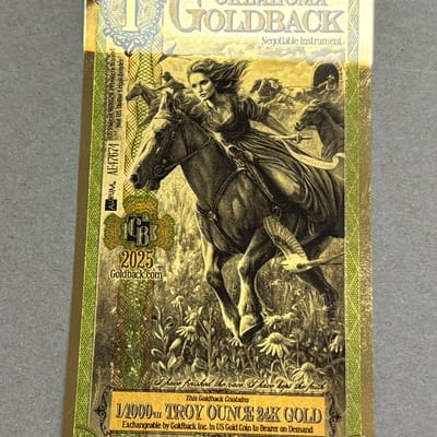 1 Oklahoma Goldback 2025 (N-A)