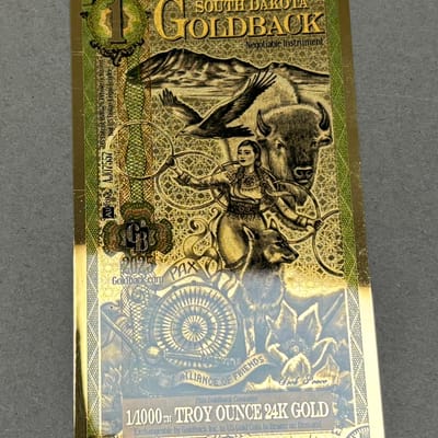 1 South Dakota Goldback 2025 (N-A)