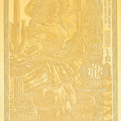 Arizona 1 Goldback 1/1000 Oz Fine Gold .999  - additional view