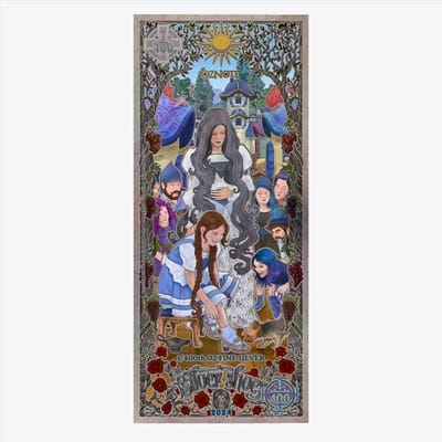 2024 Wizard of Oz Dorothy Silver Shoe Polymer Note