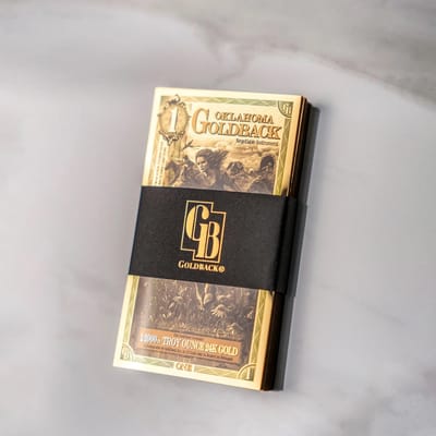 50x Pack 2025 Oklahoma 1 One Goldbacks x Fifty
