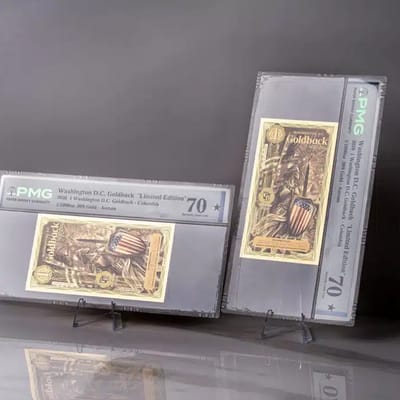 2026 Elite Colorized Washington DC Goldback PMG70* - additional view