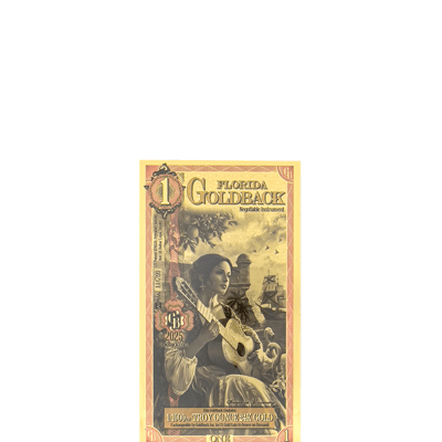2025 Florida 1 Goldback 24k Note