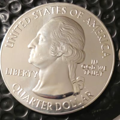 5 oz .999 SILVER IDAHO "ATB" QUARTER 